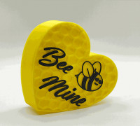 Bee Mine Valentines Box 3D model