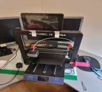 Anycubic i3 mega, 7" touch mount 3D model