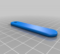 Filament test Keychain 3D model