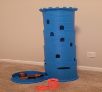 Taller Collapsible Dice Tower 3D model