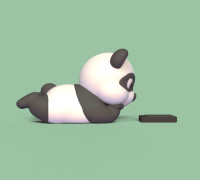 Panda Phone 3D model