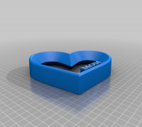 Big Heart Statue "Mom" 3D model