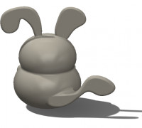 Fat Bunny 3D model