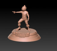 tintin 3D model