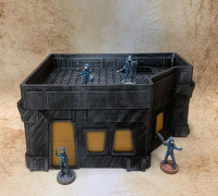 Modular Sci-Fi Hab Unit (Standard Scale) 3D model