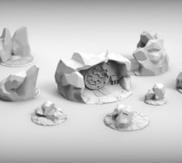 tabletop terrain - fallout 3D model