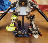 Bad Batch Lego Display 3D model