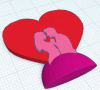 valentine's day 3D model