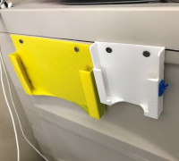 Wall holders for iPhone and iPad 3D model