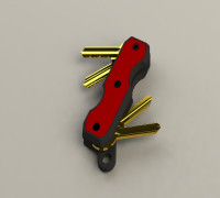Customizable Key Holder 3D model