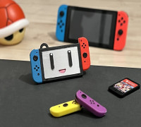 Switch-Y Kawaii Keychain 3D model