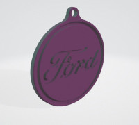 Old Ford keychain 3D model