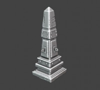 broken spine 3D model