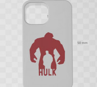 iPhone 13 Case Pro Max-Hulk 3D model