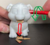 Dog Pencil Sharpener 3D model
