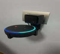 Echo Dot V3 Plug Mount 3D model