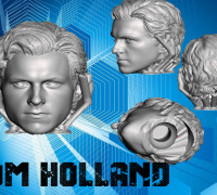 HEAD TOM HOLLAND 3D model