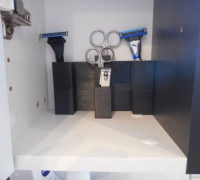 Shaver sorter for small cabinets 3D model