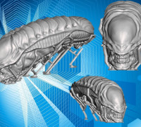 ALIEN HEAD 3D model
