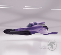 Spaceship Toy - Osprey 3D model