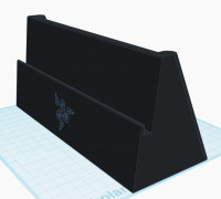 Razer Themed Tablet Holder 3D model
