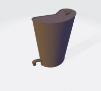 1/6th scale Kettenkrad muffler 3D model