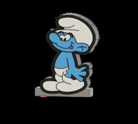 smurf lamp 3D model