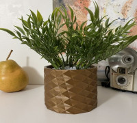 Silver Coin-stash Planter 3D model