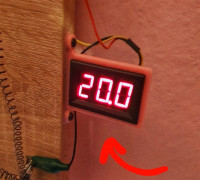 Digital Voltmeter Side Mount / Stringing Test 3D model