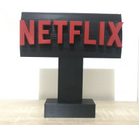 Netflix panel 3D model