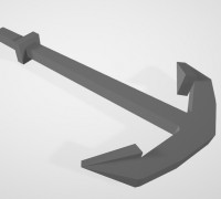 Anchor with locking mechanism 3D model