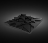 Acoustic panel 3D model