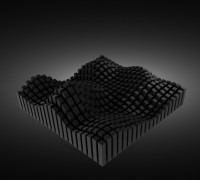Acoustic panel 3D model