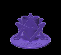 Astro Light Stick Stand (Only for V2 Model) 3D model