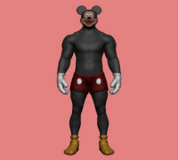 Mickey Mouse 3D model