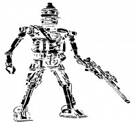 IG-11 stencil 2 3D model