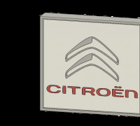lamp logo citroen 3D model