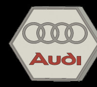 audi logo lamp 3D model