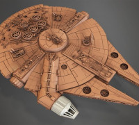 Millenium Falcon, Cockpit. 3D model