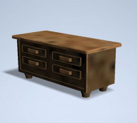 Desk Nº1 3D model