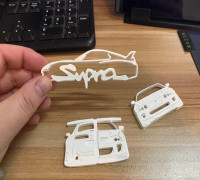 Supra Keychain 3D model
