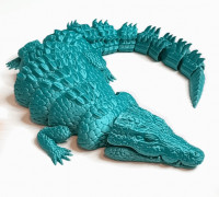 GIANT CROCODILE ARTICULATED 3D model