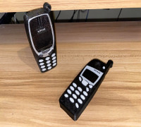 Classic Nokia Phone Keychain 3D model