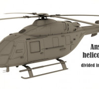Ansat helicopter 3D model