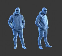 CHARACTER MAN FIGURE A54 3D model