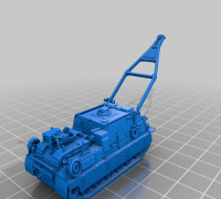 1:144 Scale M88A2 with/without Boom Extended 3D model
