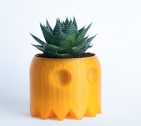Ghost Pacman Planter 3D model