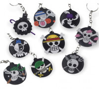 One piece Mugiwara key chains 3D model