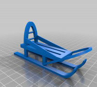 Dog Sled (Better) 3D model