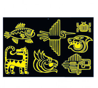 Aztec symbols_Plank 2 3D model